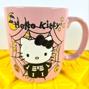 Hello Kitty Halloween Mug 20oz Pink Skeleton TJ Maxx Exclusive